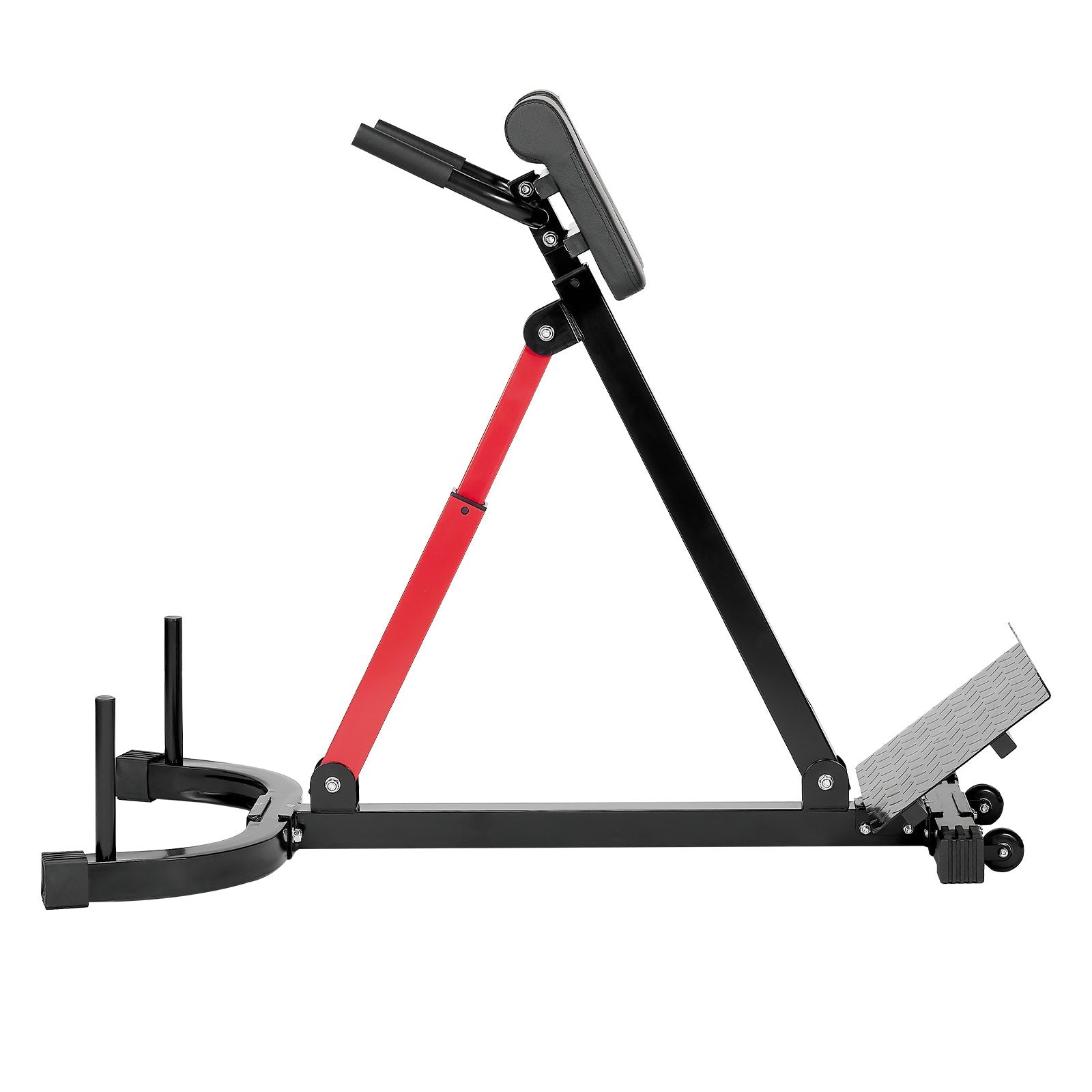 Roman Chair Hyperextension Bench, 350 Lbs Adjustable Extension Machine, Multi-Function Exercise Equipment For Glute, Hamstring, Lower Back, And Ab Workout, Fitness Weight Bench For Home Gym